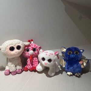 TY Beanie Boos - - 4 in lot